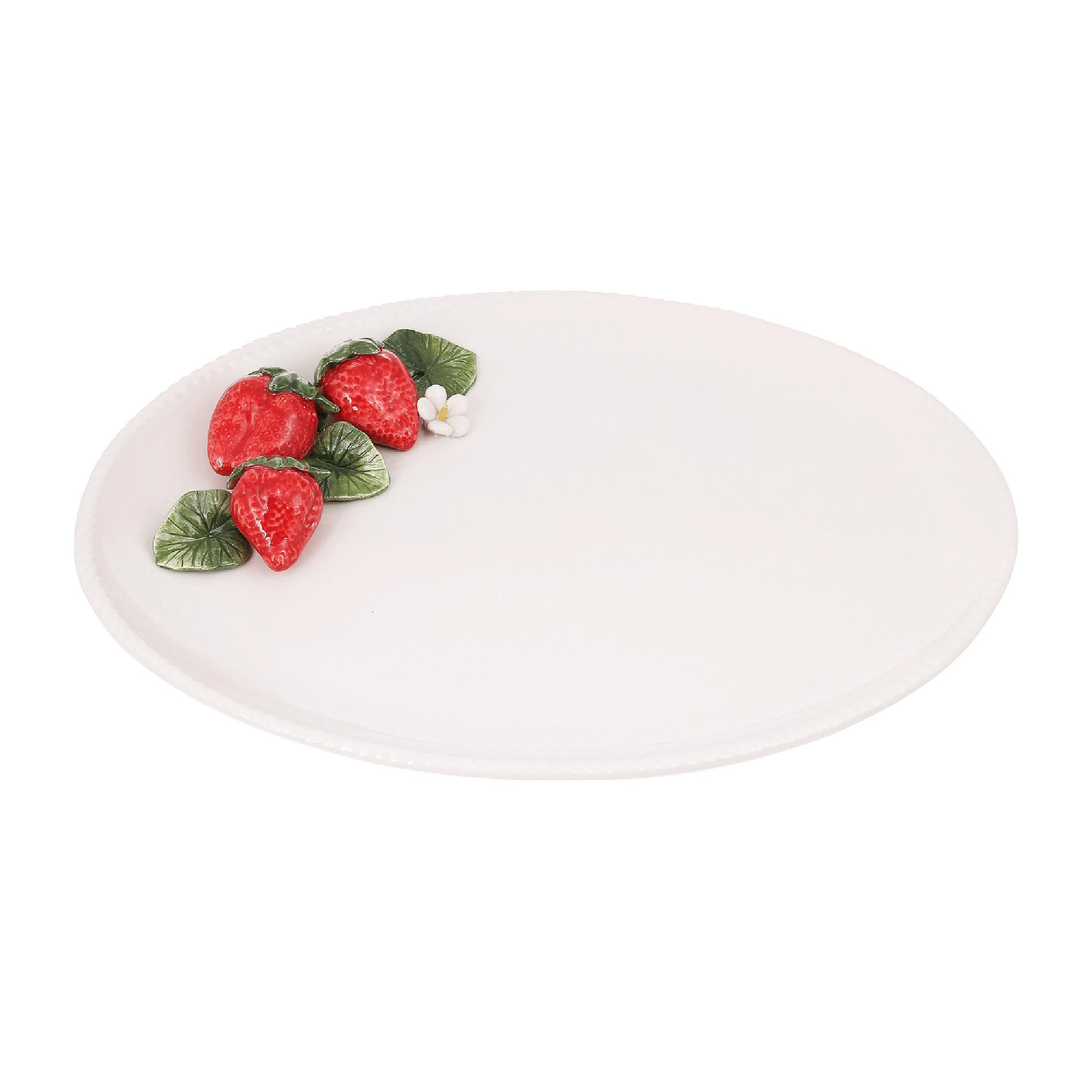 фото Блюдо сервировочное annaluma strawberry овальное 39 х 28 см