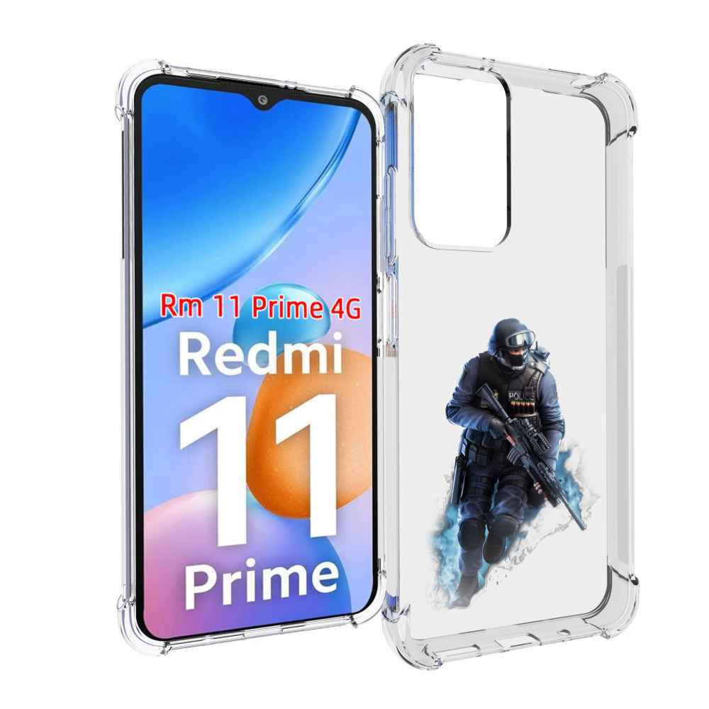 

Чехол MyPads спецназ-ксго для Xiaomi Redmi 11 Prime 4G, Прозрачный, Tocco