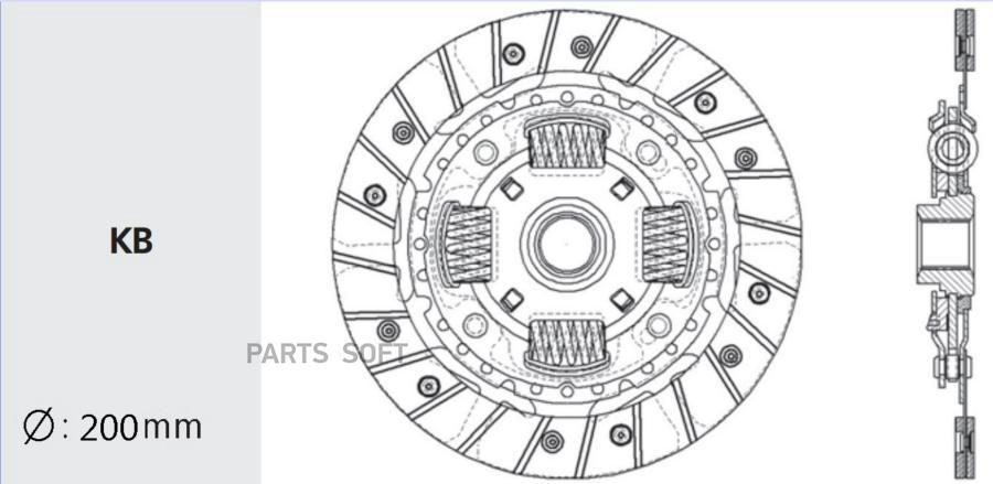 

Sb-06 Диск Сцепления Subaru Impreza 1.8 93-94 Valeo sb06