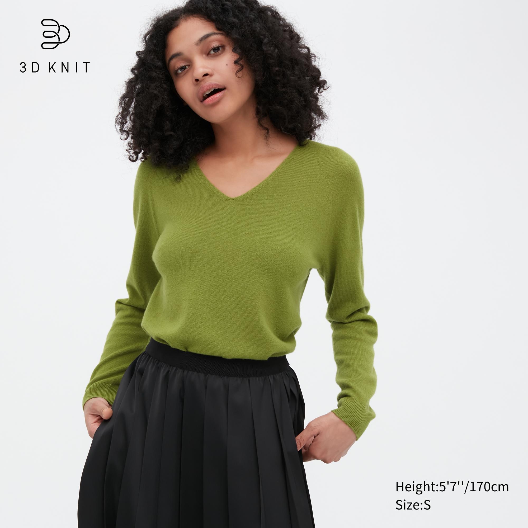 

Пуловер женский UNIQLO 450636COL52 зеленый M (доставка из-за рубежа), 450636COL52