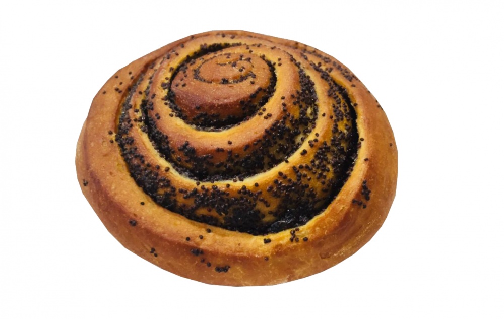 

Булочка Командор сдобная с маковой начинкой 80 г
