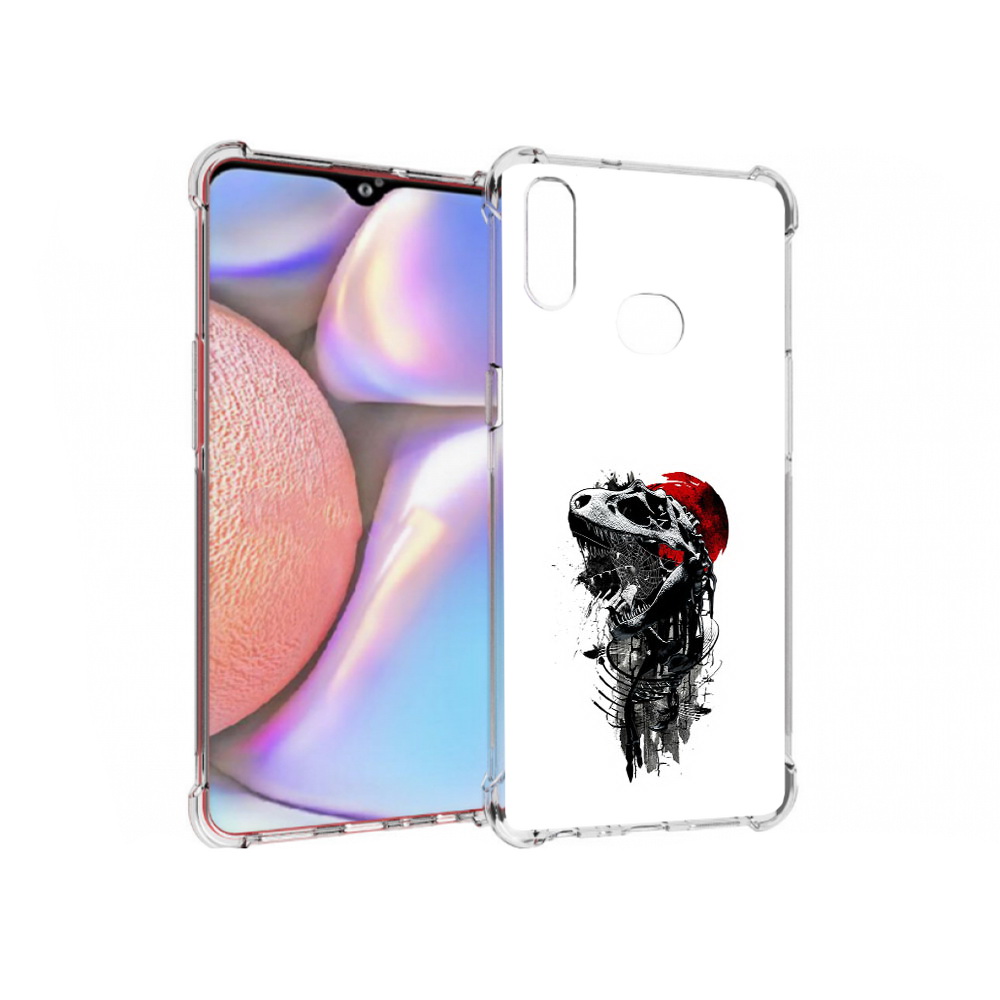 

Чехол MyPads Tocco для Samsung Galaxy A10s вымерший динозавр (PT139908.534.284), Прозрачный, Tocco