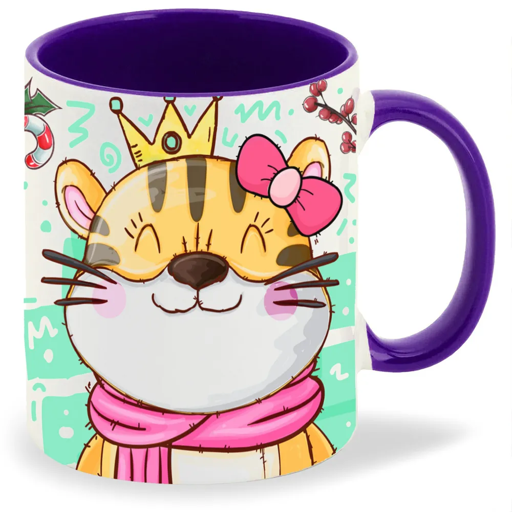 

Кружка CoolPodarok Королева тигрица 2022