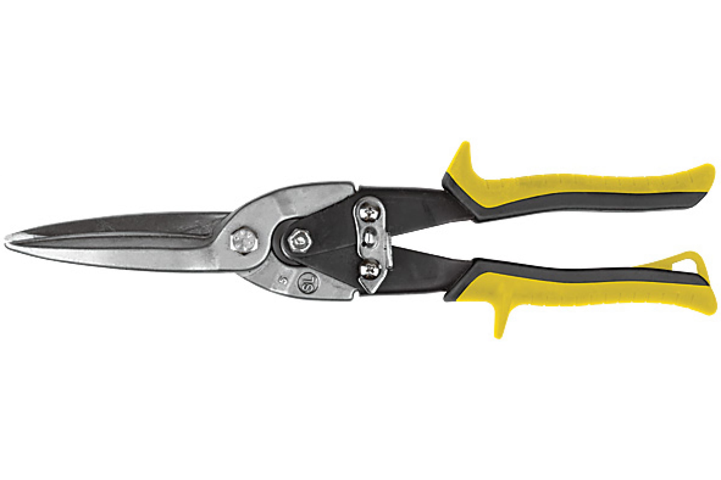 фото Fit ножницы по металлу удлиненные crv, прорезиненные ручки, прямые 290 мм 41530