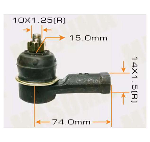 

ME-7261_наконечник рулевой! Mitsubishi Galant all 84>