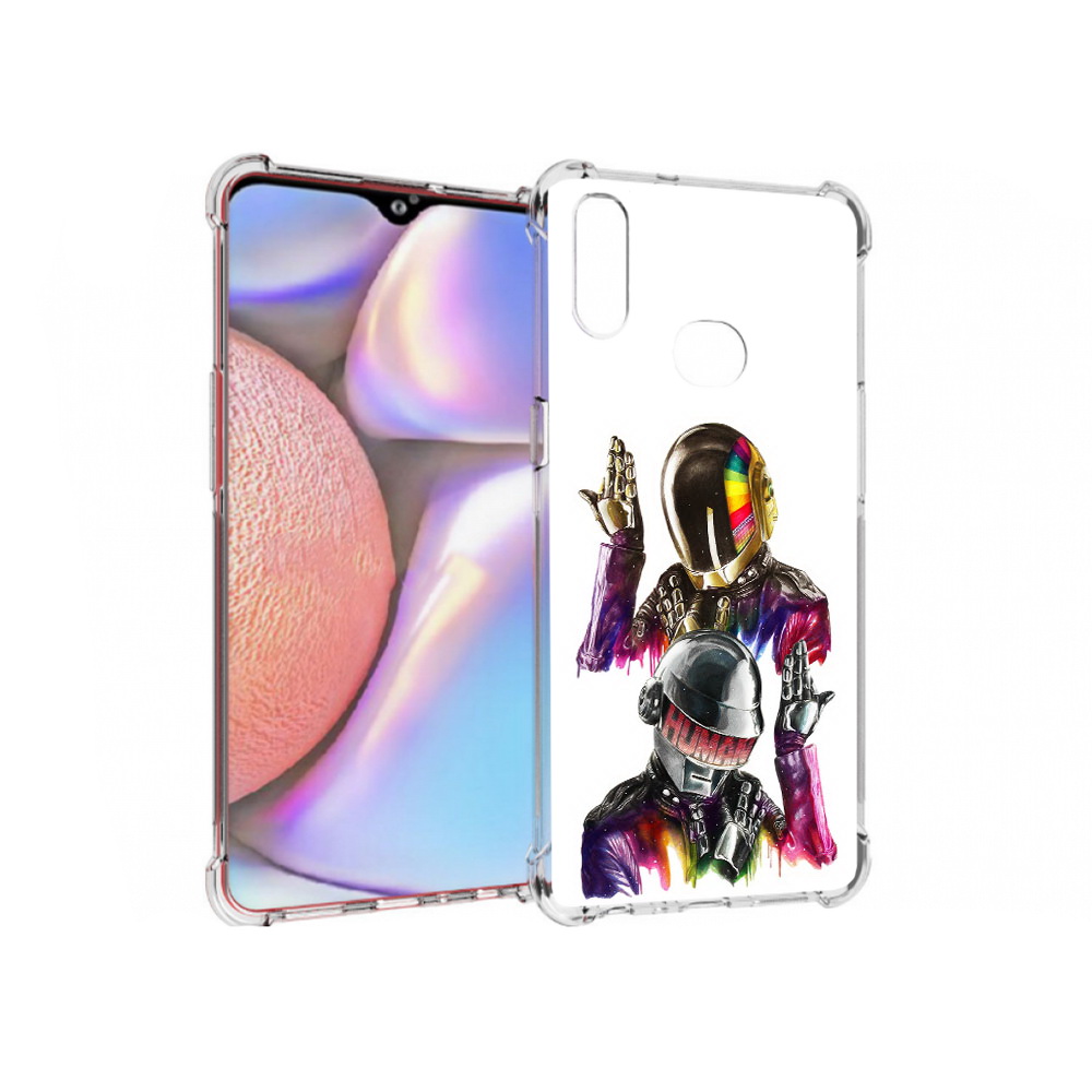 

Чехол MyPads Tocco для Samsung Galaxy A10s диско космонавты (PT139908.534.329), Прозрачный, Tocco