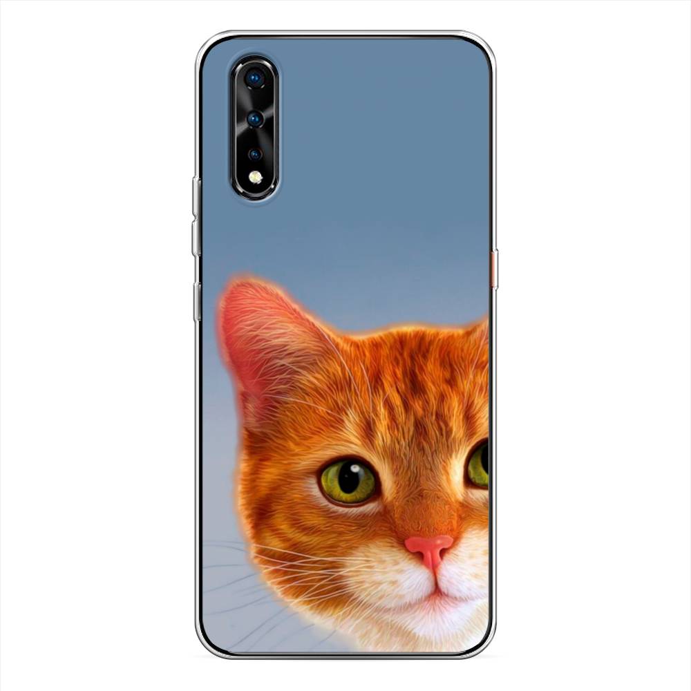 

Чехол на Vivo iQOO Neo "Любопытный котик", Коричневый, 261250-1