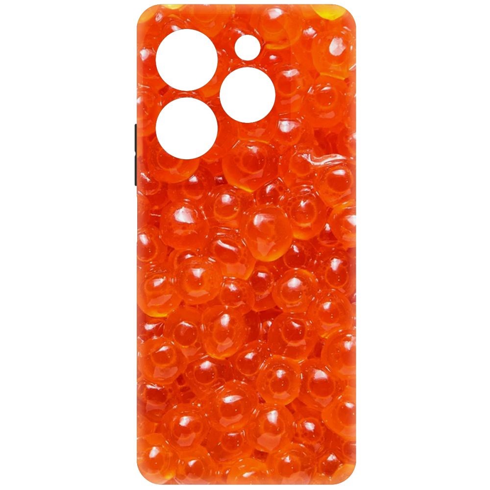 

Чехол-накладка Krutoff Soft Case Икра для INFINIX Hot 40 Pro черный