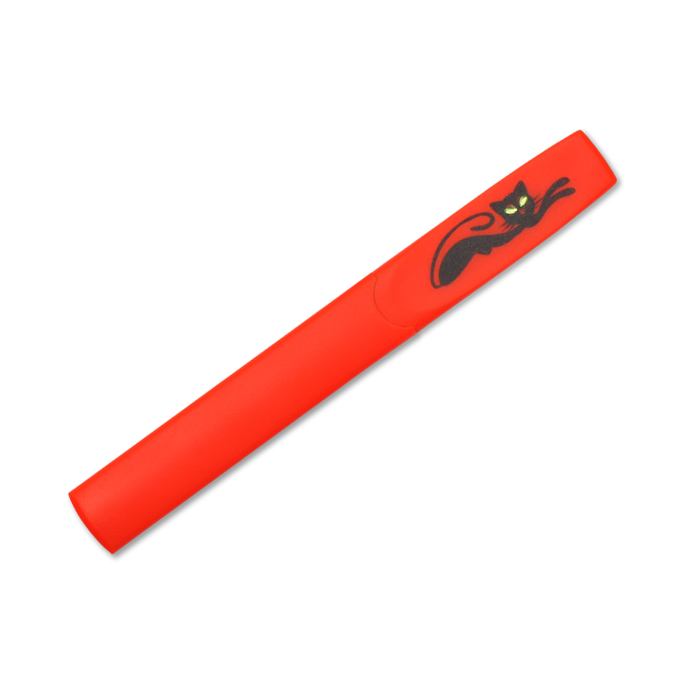 

Пилка для ногтей BOHEMIA Czech Nail Files 128390 красный Кошка стекло