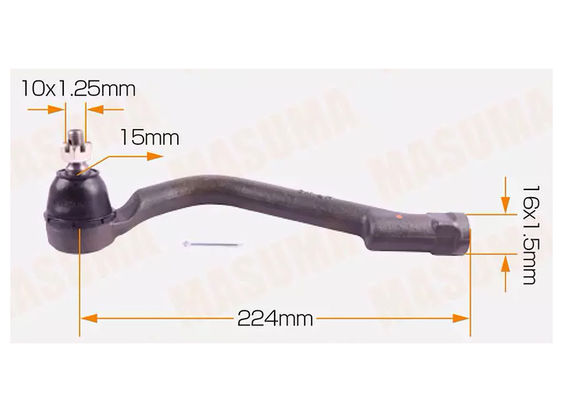 

Наконечник рулевой тяги MASUMA mek233l