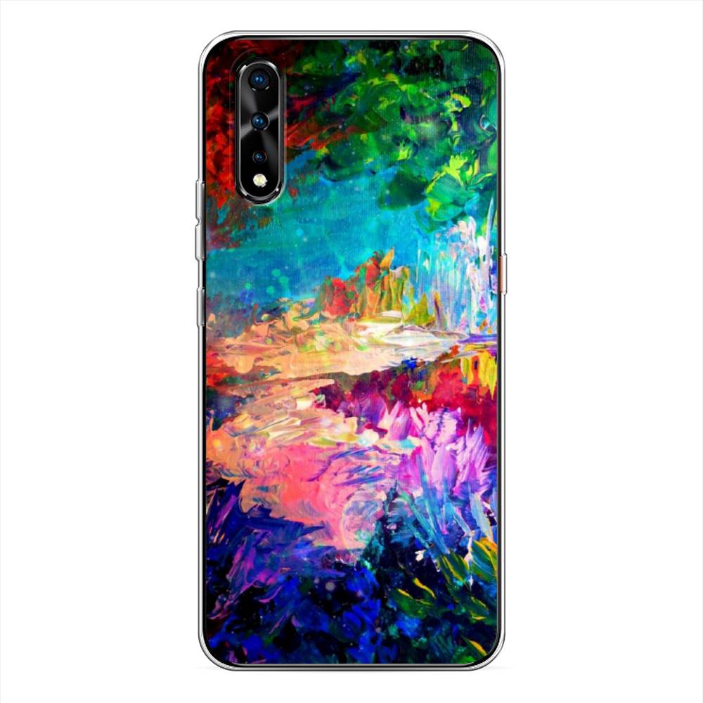 

Чехол на Vivo iQOO Neo "Лес-гуашь", Синий;розовый;зеленый, 261250-4