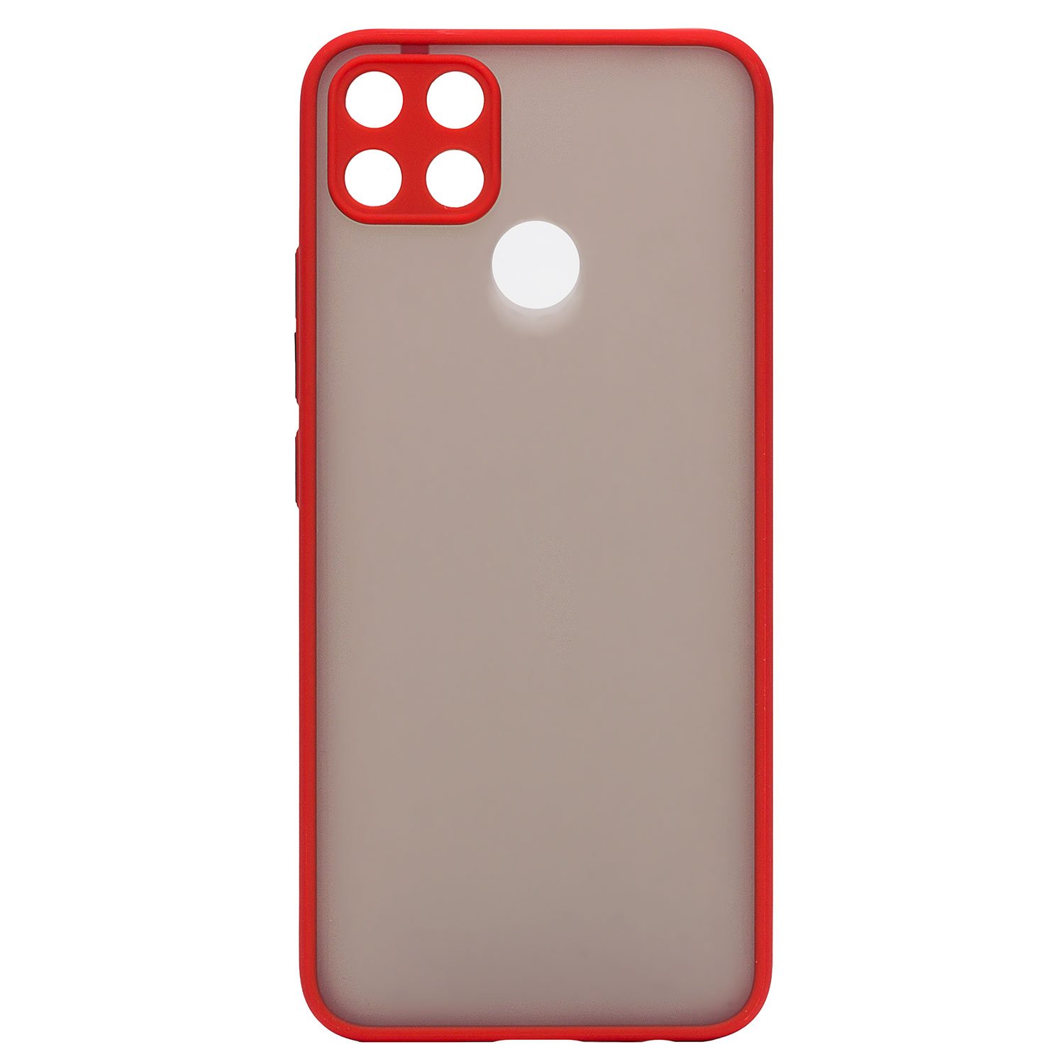 

Чехол Realme C25 (RMX3191), C25s (RMX3195) пластиковый с окантовкой <красный>
