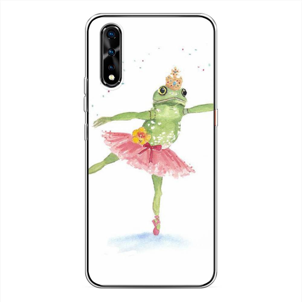 

Чехол на Vivo iQOO Neo "Лягушка-балерина", Зеленый, 261250-4