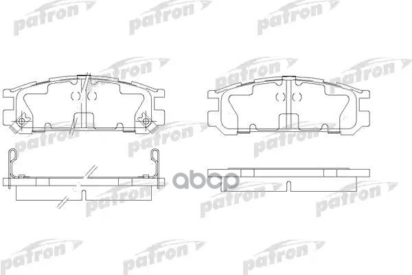 

Колодки Тормозные Дисковые Задн Subaru: Impreza 92-00, Impreza Универсал 92-00, Legacy I 8