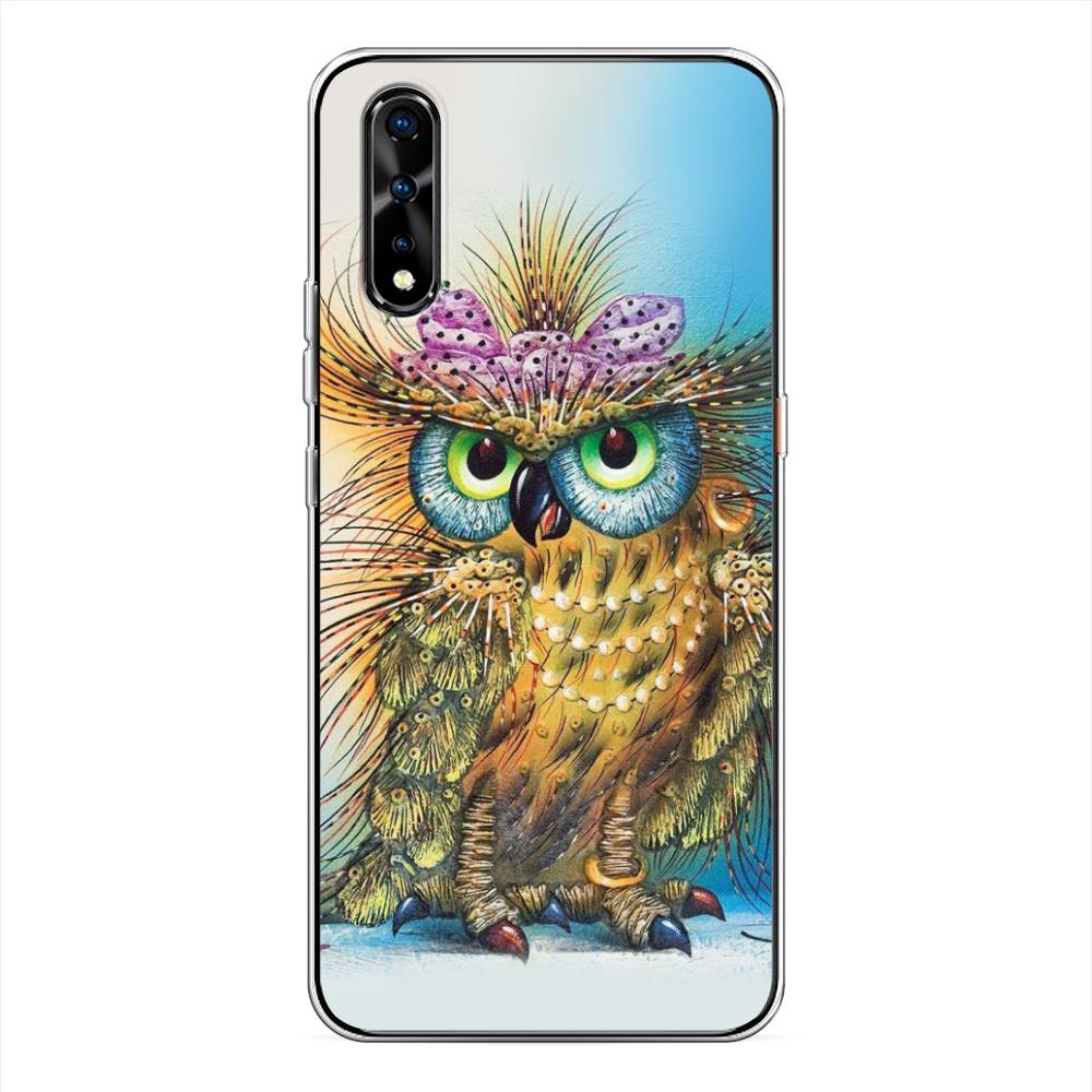 

Чехол на Vivo iQOO Neo "Модная сова", Коричневый;голубой, 261250-1