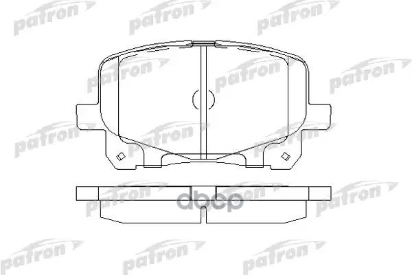 

Колодки Тормозные Дисковые Передн Toyota: Previa 00- PATRON арт. PBP1752