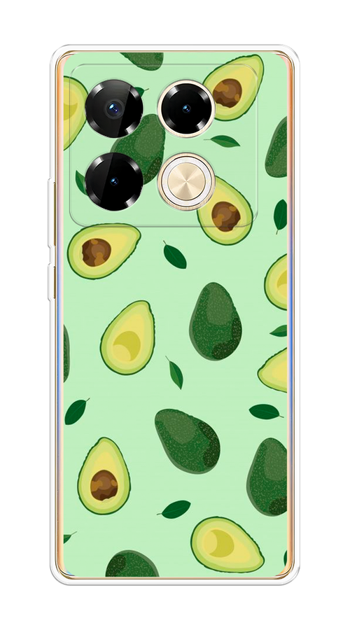 

Чехол на Infinix Note 40 Pro "Blue avocado", Коричневый;зеленый, 3105750-1