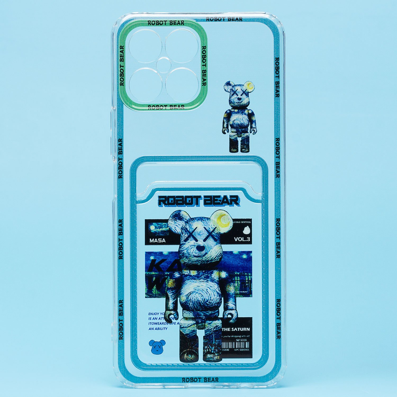 фото Чехол huawei honor x8 (tfy-lx1) силиконовый с картхолдером (рис. 281/005) promise mobile
