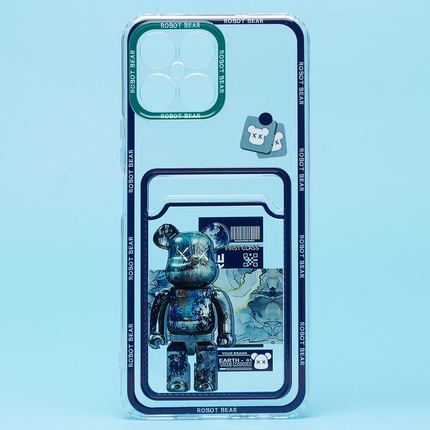 Чехол Huawei Honor X8 (TFY-LX1) силиконовый с картхолдером (рис. 281/003)