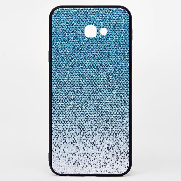 

Чехол Samsung SM-J410F (Galaxy J4 Core) силиконовый серебристо-голубой