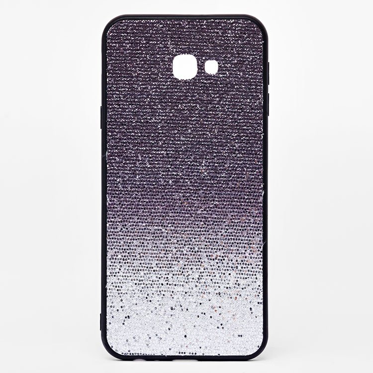 

Чехол Samsung SM-J410F (Galaxy J4 Core) силиконовый серебристо-черный