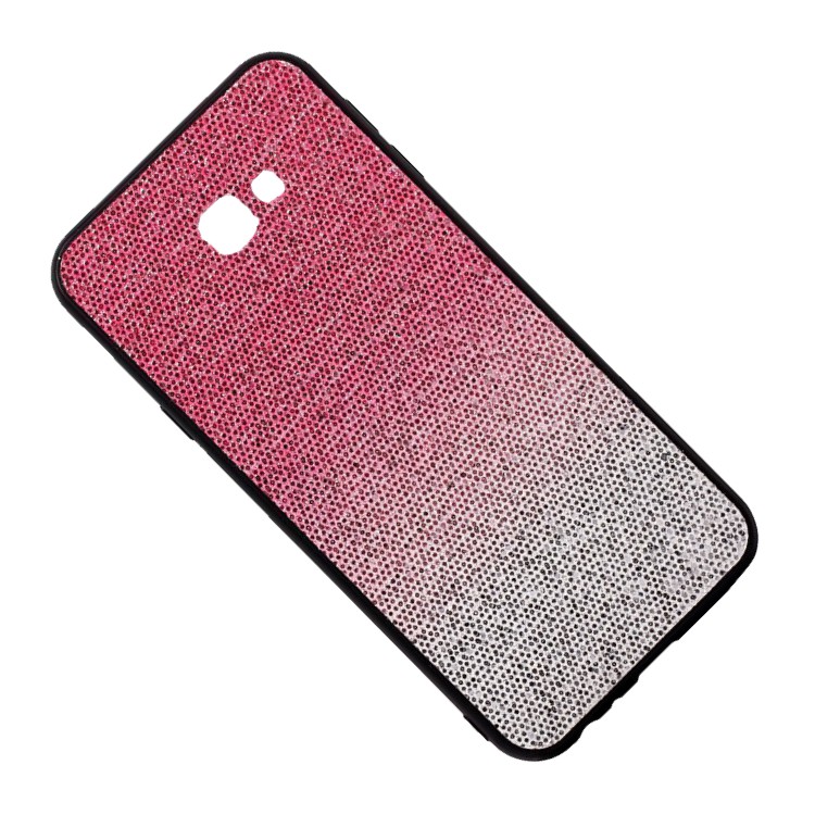Чехол Samsung SM-J415F (Galaxy J4 Plus 2018) силиконовый серебристо-розовый