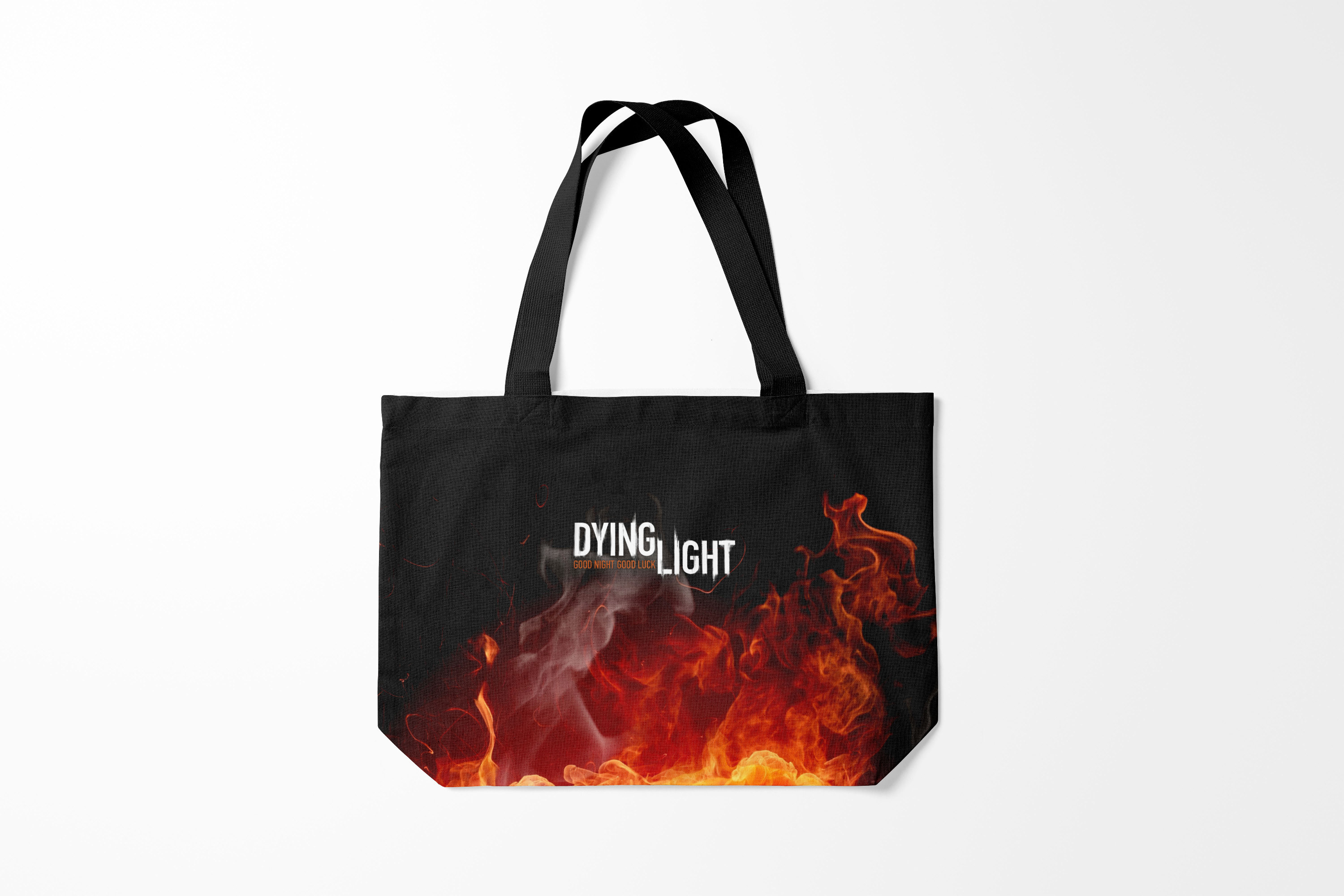 

Сумка шoппер унисекс Burnettie Dying Light ОГОНЬ, черный, Dying Light ОГОНЬ