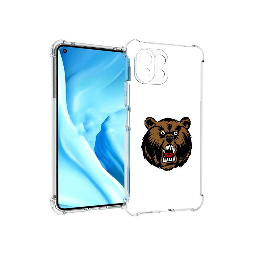 

Чехол MyPads Tocco для Xiaomi Mi 11 Lite бурый (PT159462.256.253), Прозрачный, Tocco