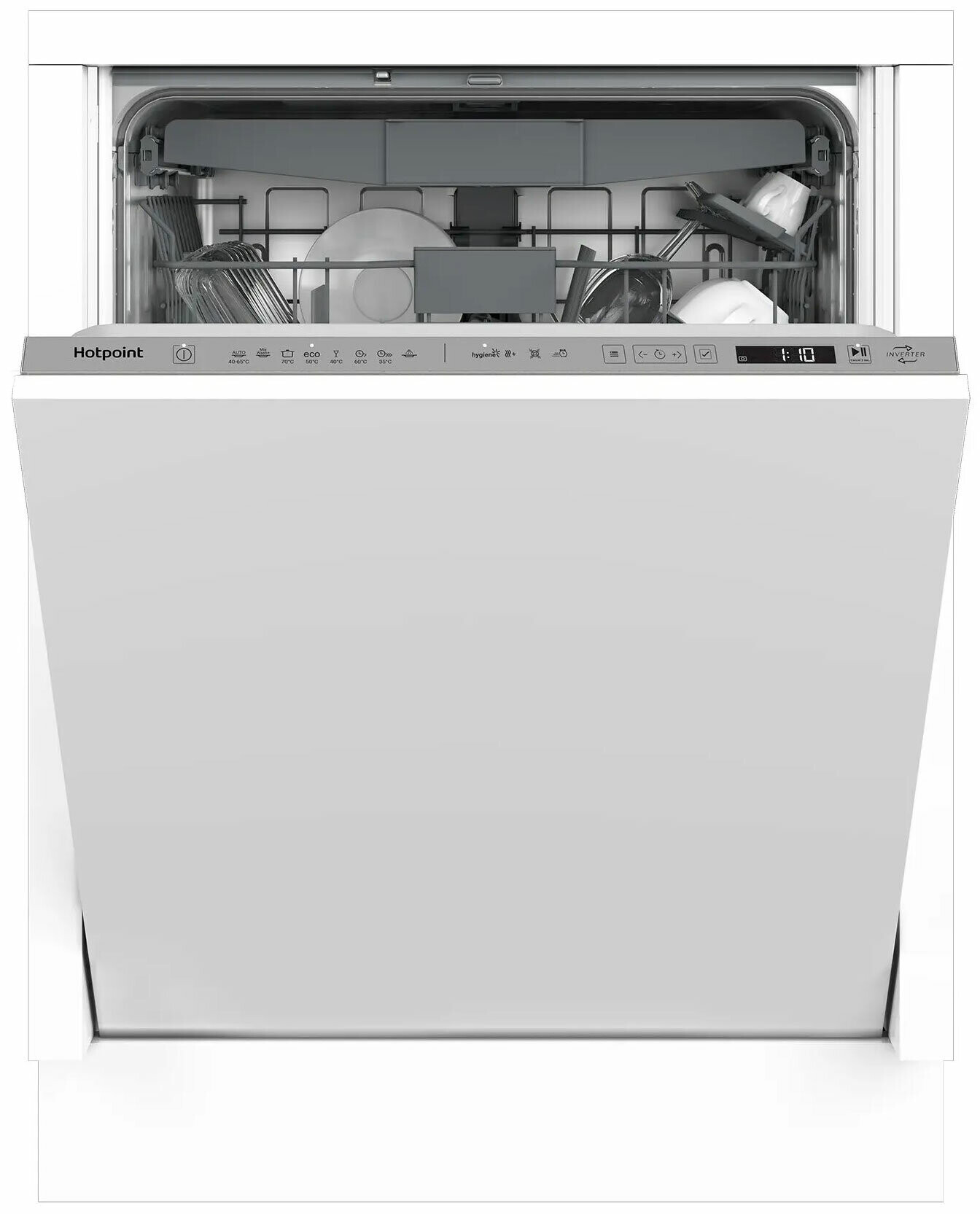 Встраиваемая посудомоечная машина Hotpoint-Ariston HI 5D84 DW сушильная машина hotpoint ariston dh 828 h класс a макс загрузка до8 кг белая