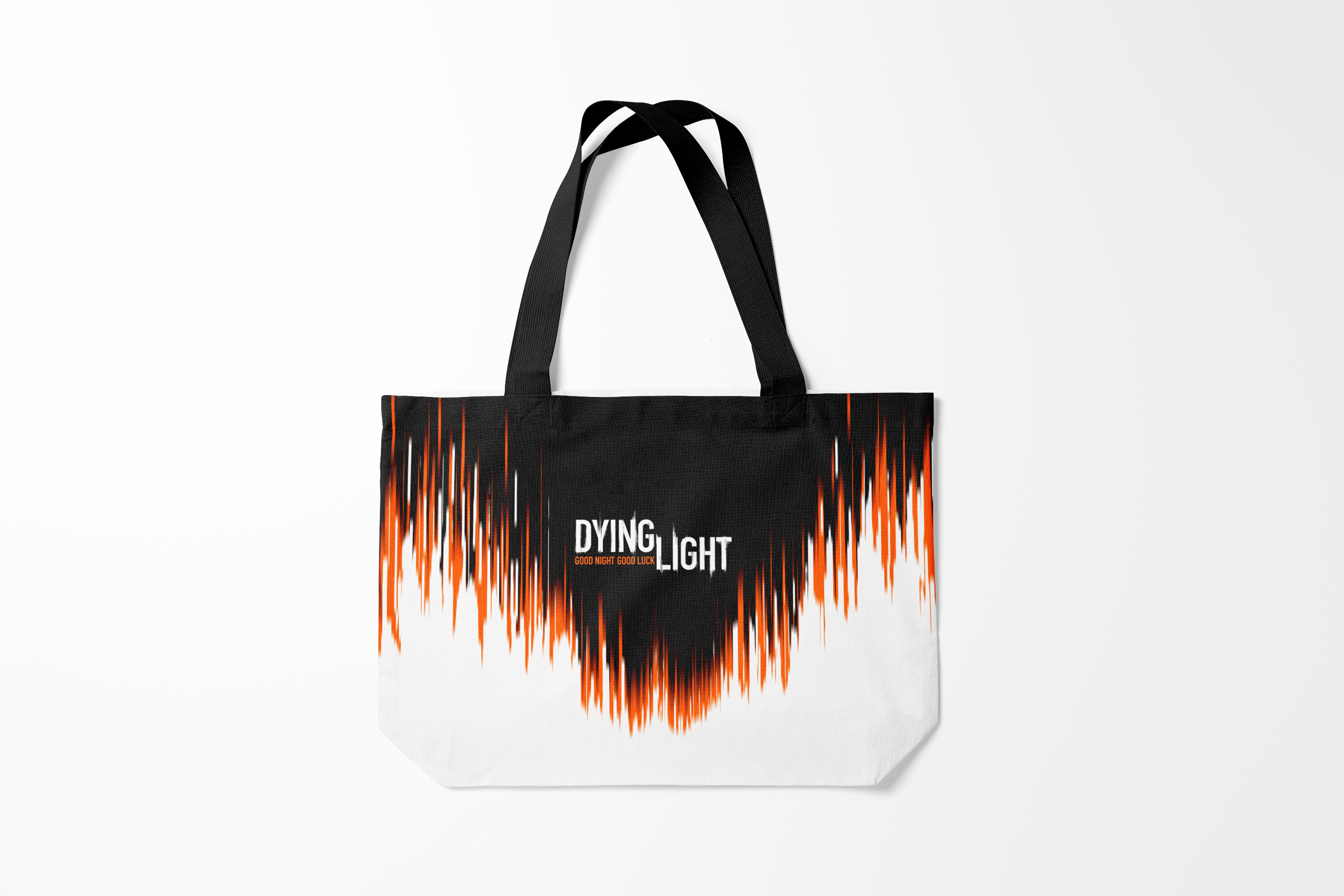 

Сумка шoппер унисекс Burnettie Dying Light GOOD NIGHT AND LUCK, черный; белый, Dying Light GOOD NIGHT AND LUCK