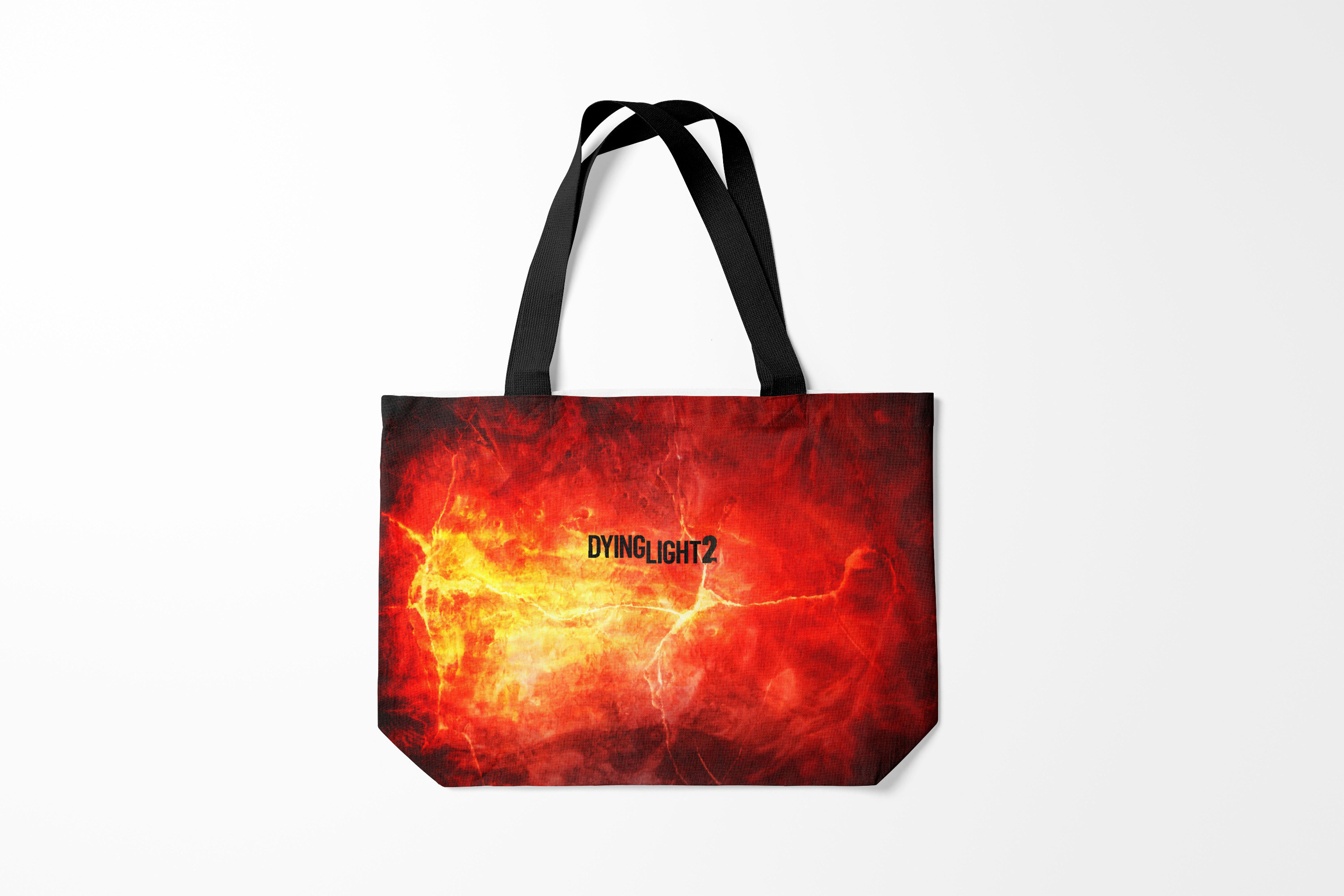 

Сумка шoппер унисекс Burnettie Dying Light 2, черный; красный, Dying Light 2