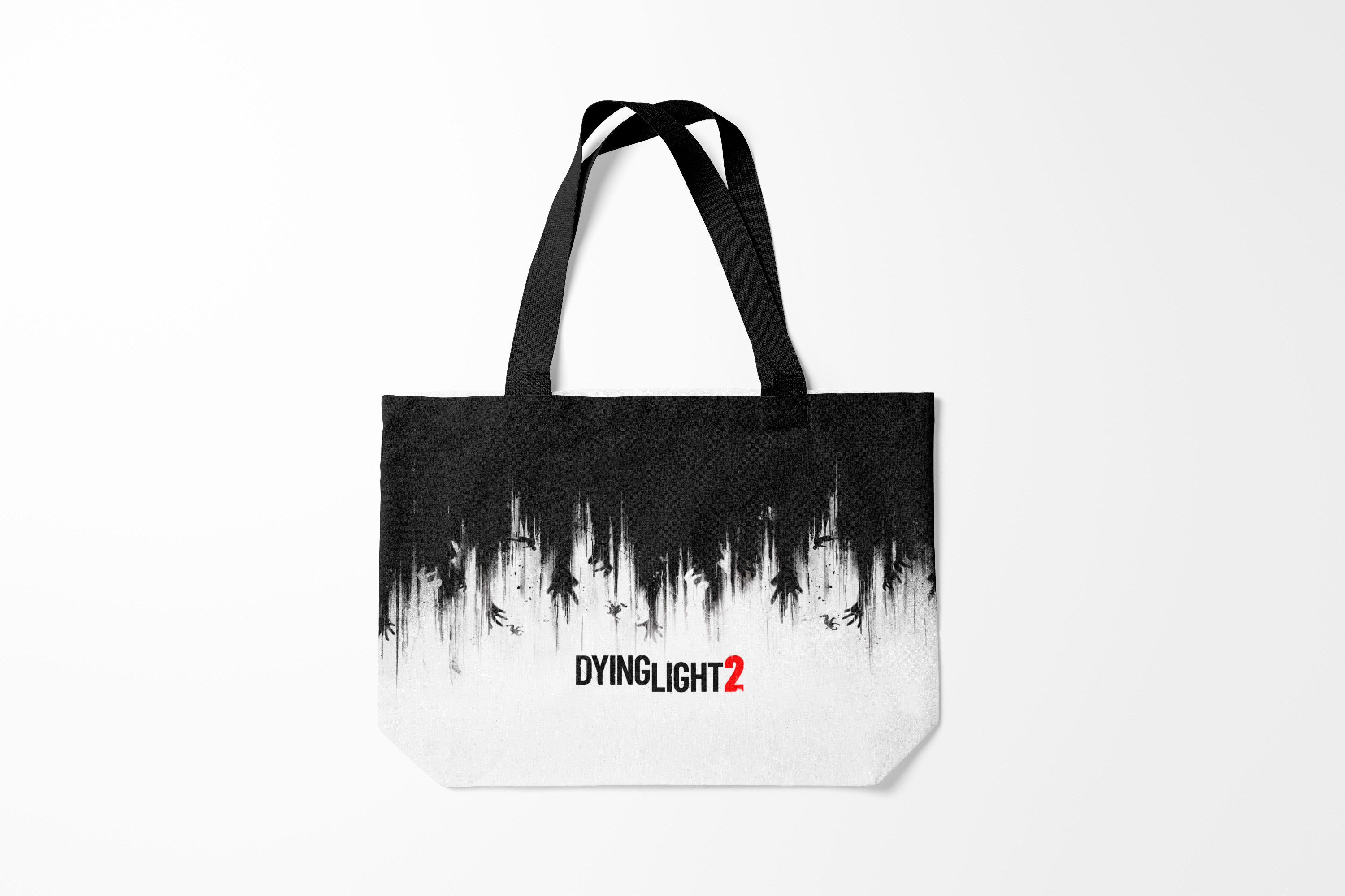 

Сумка шoппер унисекс Burnettie Dying Light 2, черный; белый, Dying Light 2