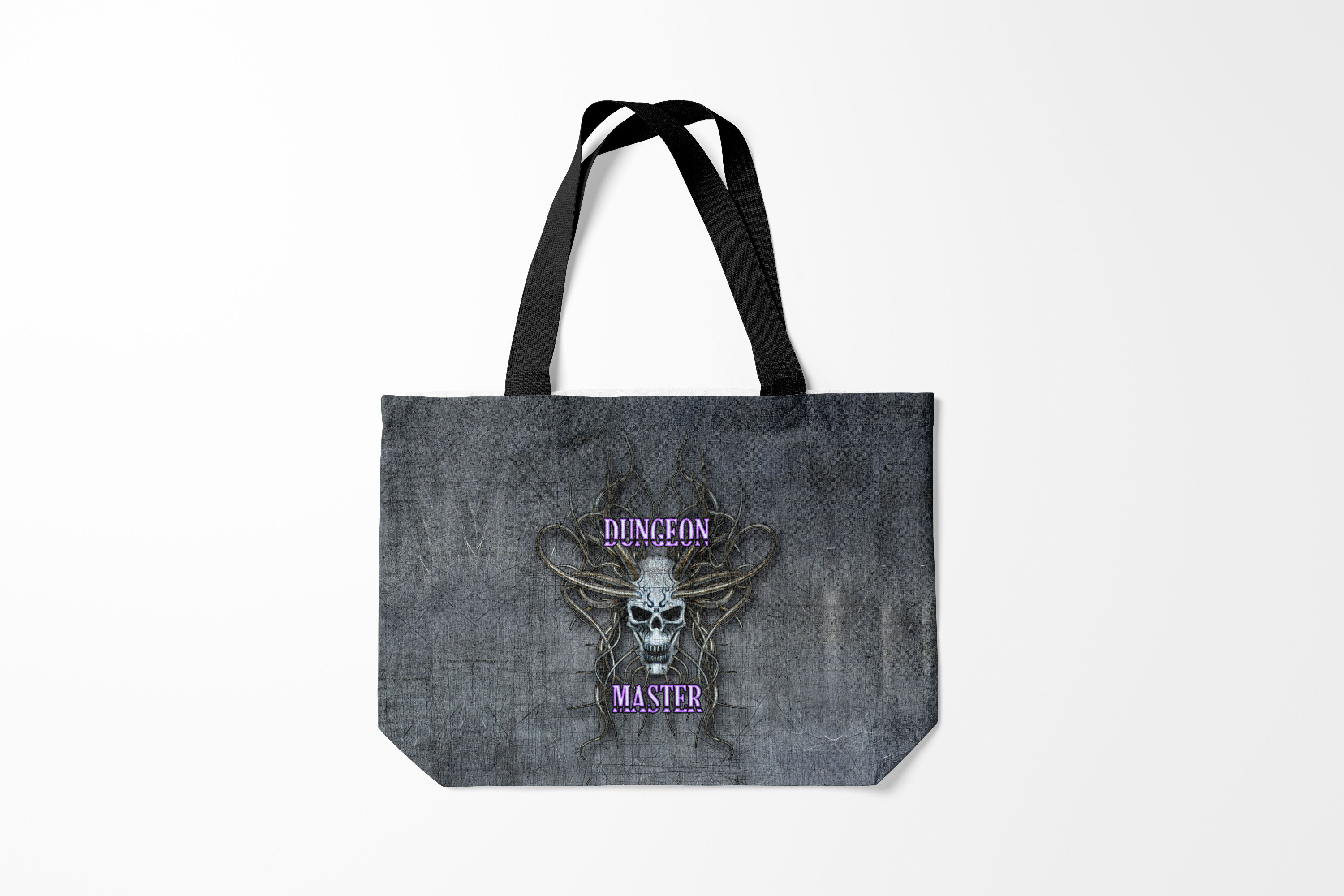 

Сумка шoппер унисекс Burnettie Dungeons and Dragons DM Dungeon Master SKULL, серый, Dungeons and Dragons DM Dungeon Master SKULL