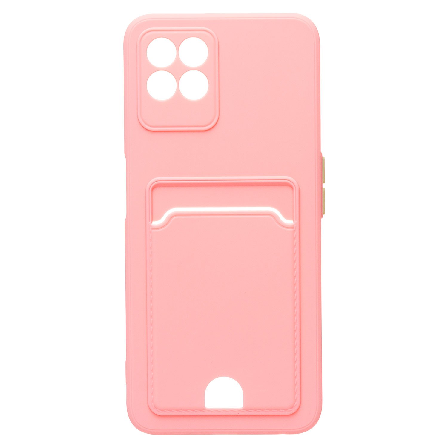

Чехол Realme 8i (RMX3151) силиконовый с картхолдером №6 <розовый>