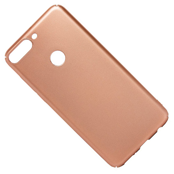 

Чехол Honor 7C Pro (LND-L29) пластик Soft Touch <золотой>, Золотистый