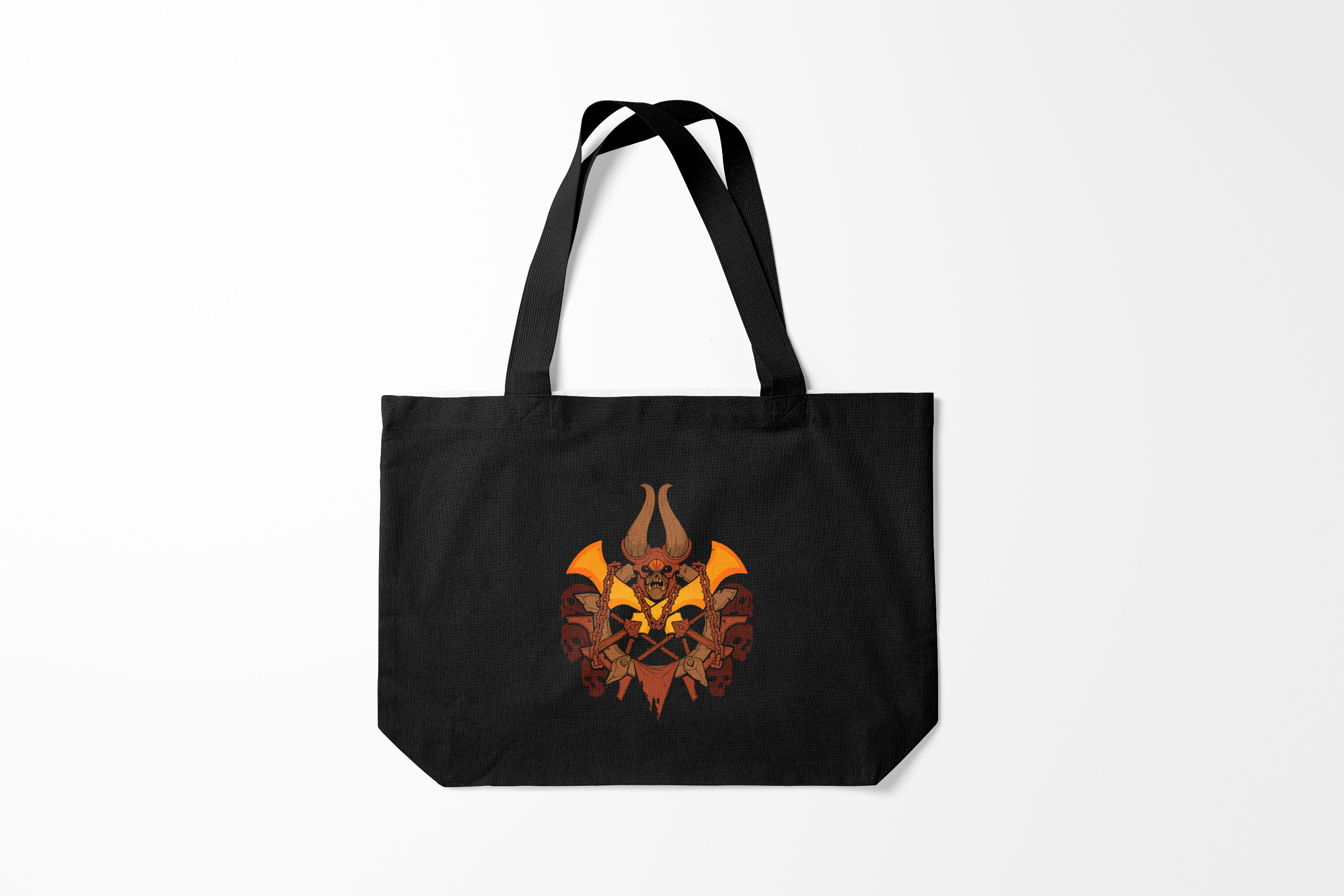 

Сумка шoппер унисекс Burnettie Dota2 Дум Dota 2, черный, Dota2 Дум Dota 2
