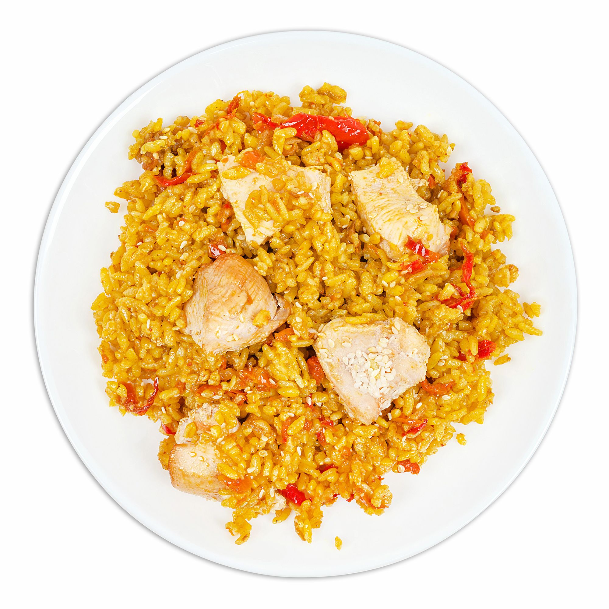 Плов с курицей АШАН 104₽