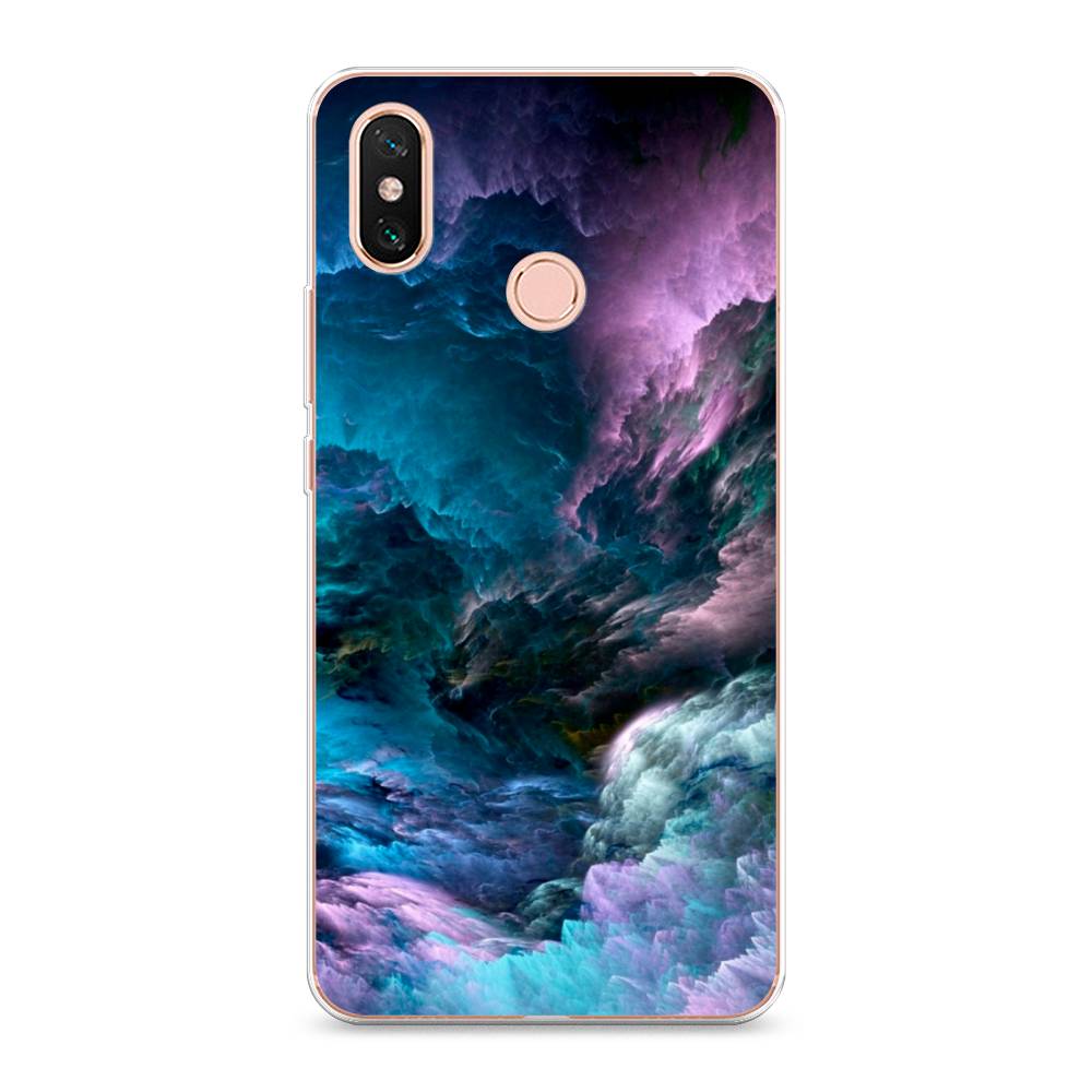 

Чехол на Xiaomi Mi Max 3 "Загадочное небо", Синий;фиолетовый, 34350-2