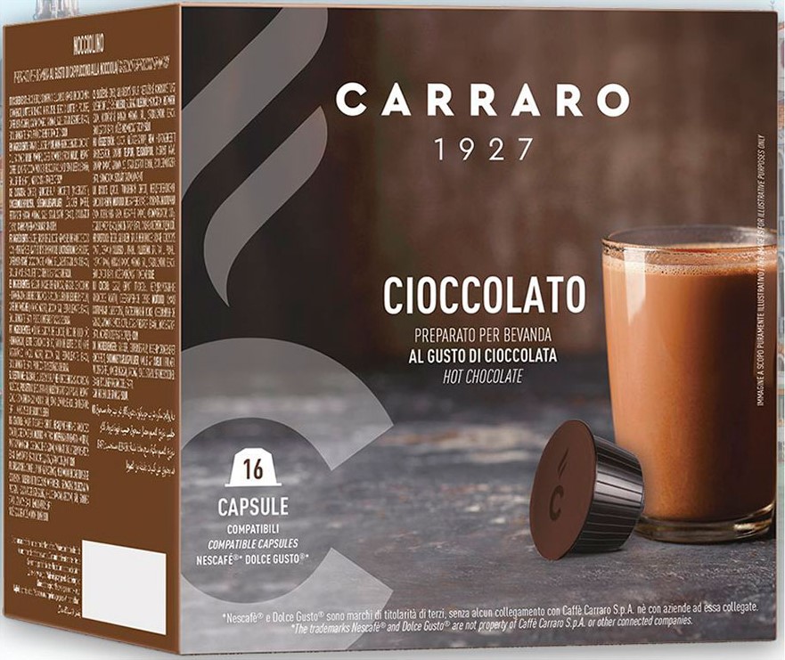 Кофе в капсулах Carraro DG Cioccolato, 16 капсул