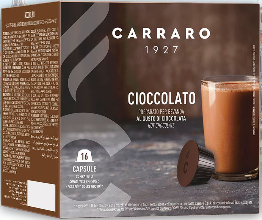 

Кофе в капсулах Carraro DG Cioccolato, 16 капсул, DG Cioccolato
