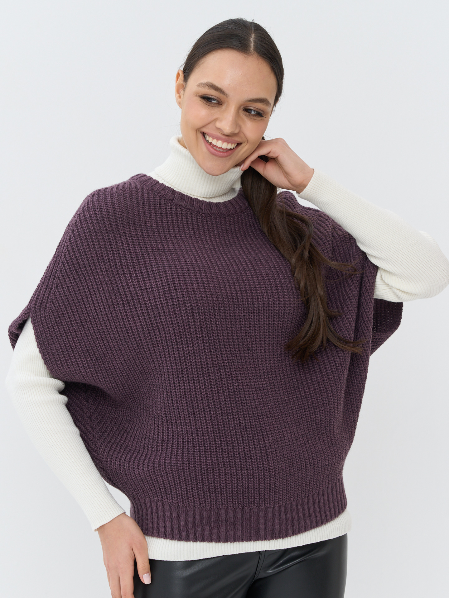 

Жилет женский VAY 222-1657 фиолетовый 48-52 RU, 222-1657