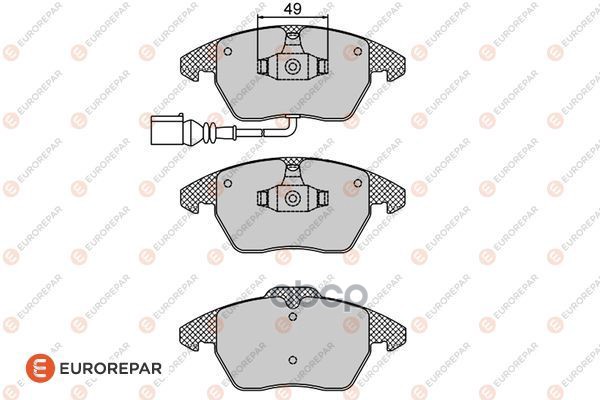 

Колодки Тормозные Ауди/Audi A3/Volkswagen G5/Passat 06>/Touran 03>06/Caddy 04> Пер. EURORE