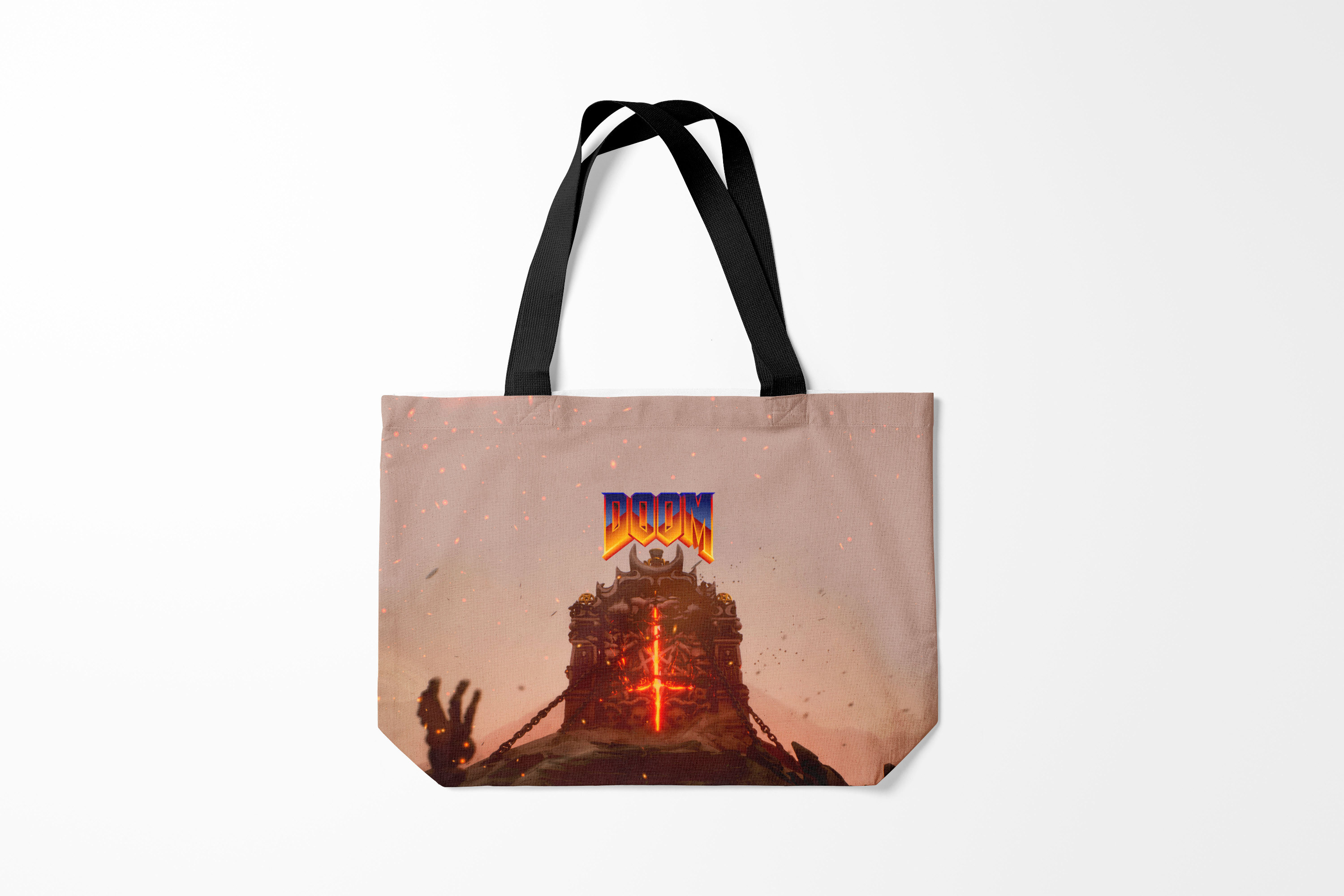 

Сумка шoппер унисекс Burnettie Doom ДУМ Z, бежевый, Doom ДУМ Z