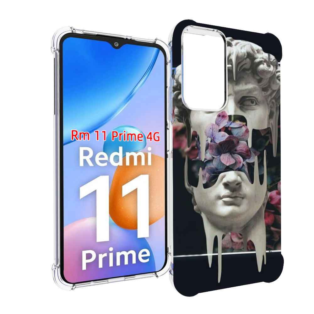 

Чехол MyPads статуя-с-цветами-внутри для Xiaomi Redmi 11 Prime 4G, Прозрачный, Tocco
