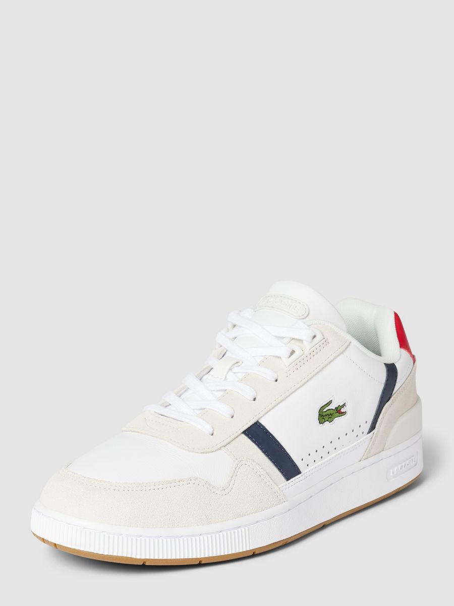 

Кеды мужские Lacoste 40SMA0048 белые 41 EU, Белый, 40SMA0048