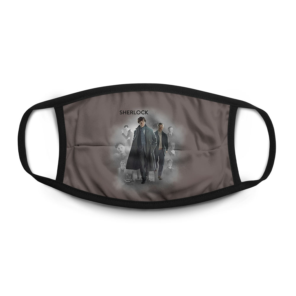 

Многоразовая маска унисекс Burnettie Шерлок Холмс Sherlock, Разноцветный, Шерлок Холмс Sherlock