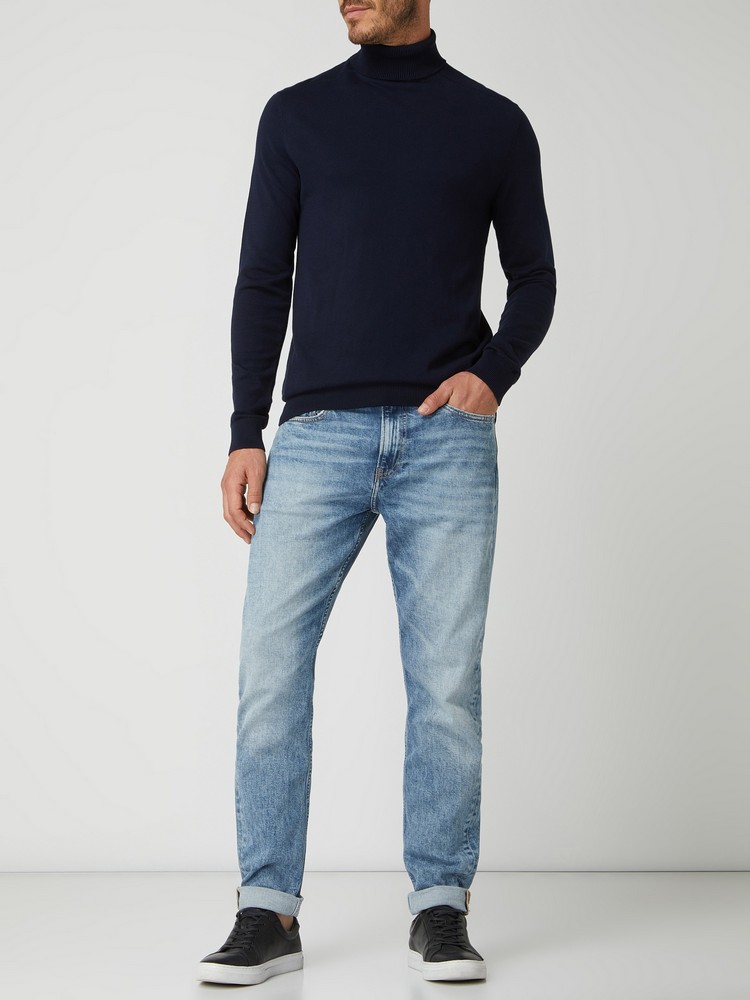 

Свитер мужской Selected Homme 16074684 синий XXL, 16074684