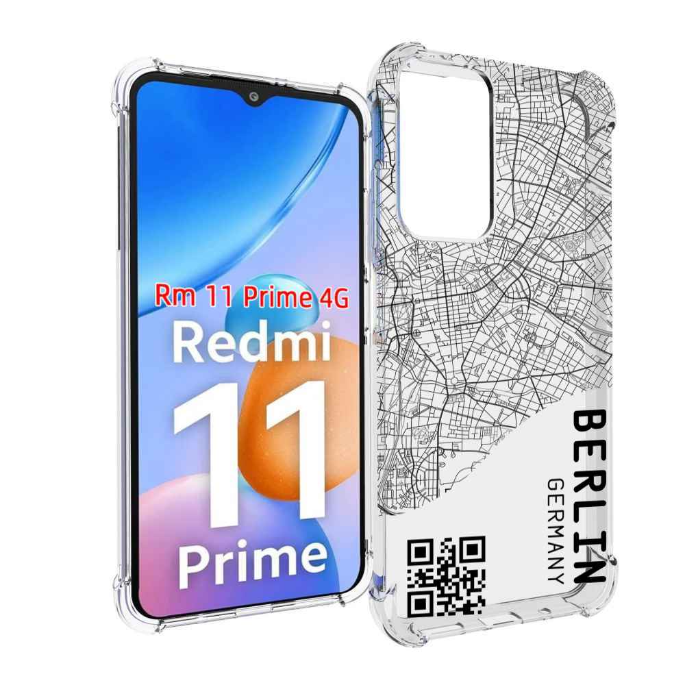 

Чехол MyPads схема-берлин для Xiaomi Redmi 11 Prime 4G, Прозрачный, Tocco