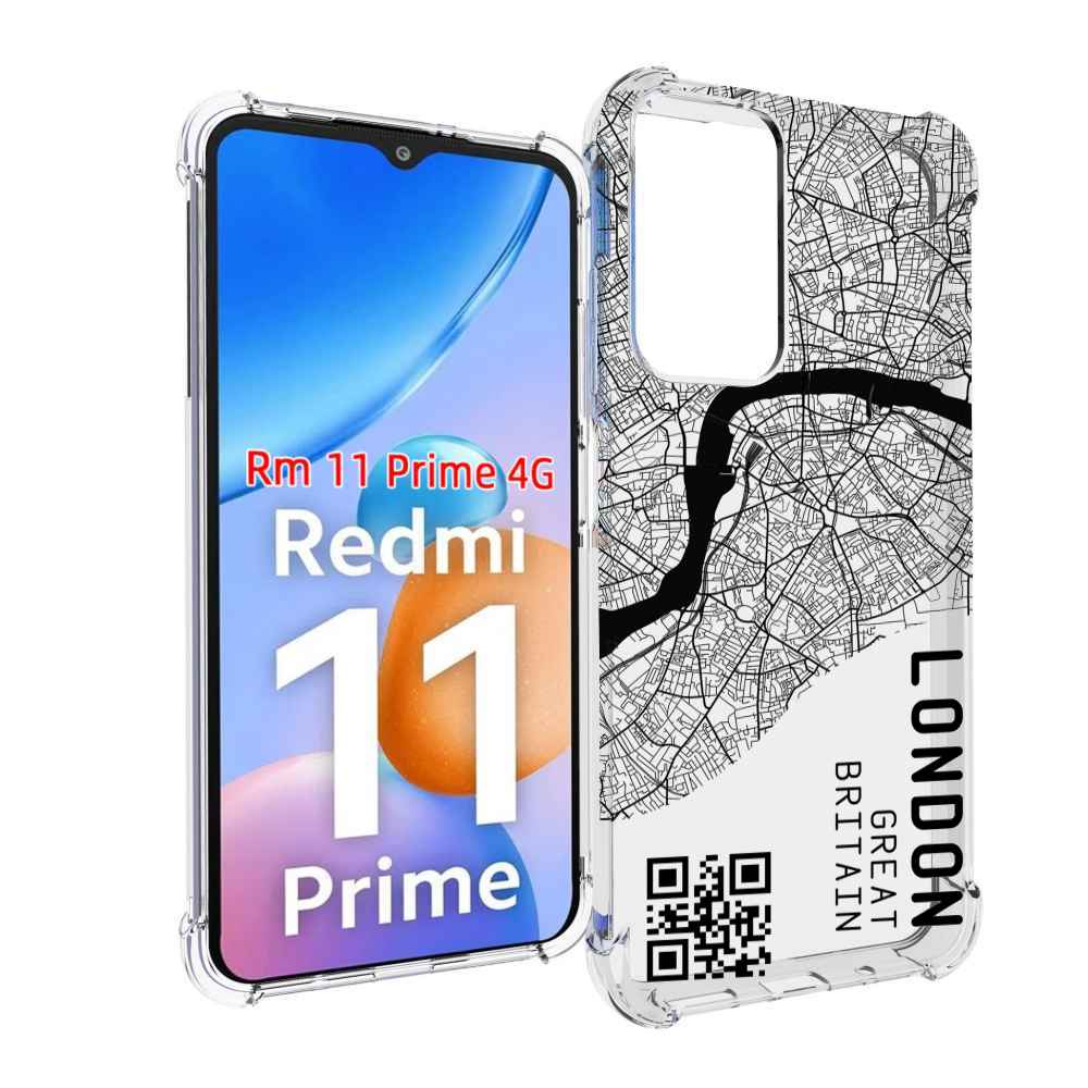 

Чехол MyPads схема-лондон для Xiaomi Redmi 11 Prime 4G, Прозрачный, Tocco