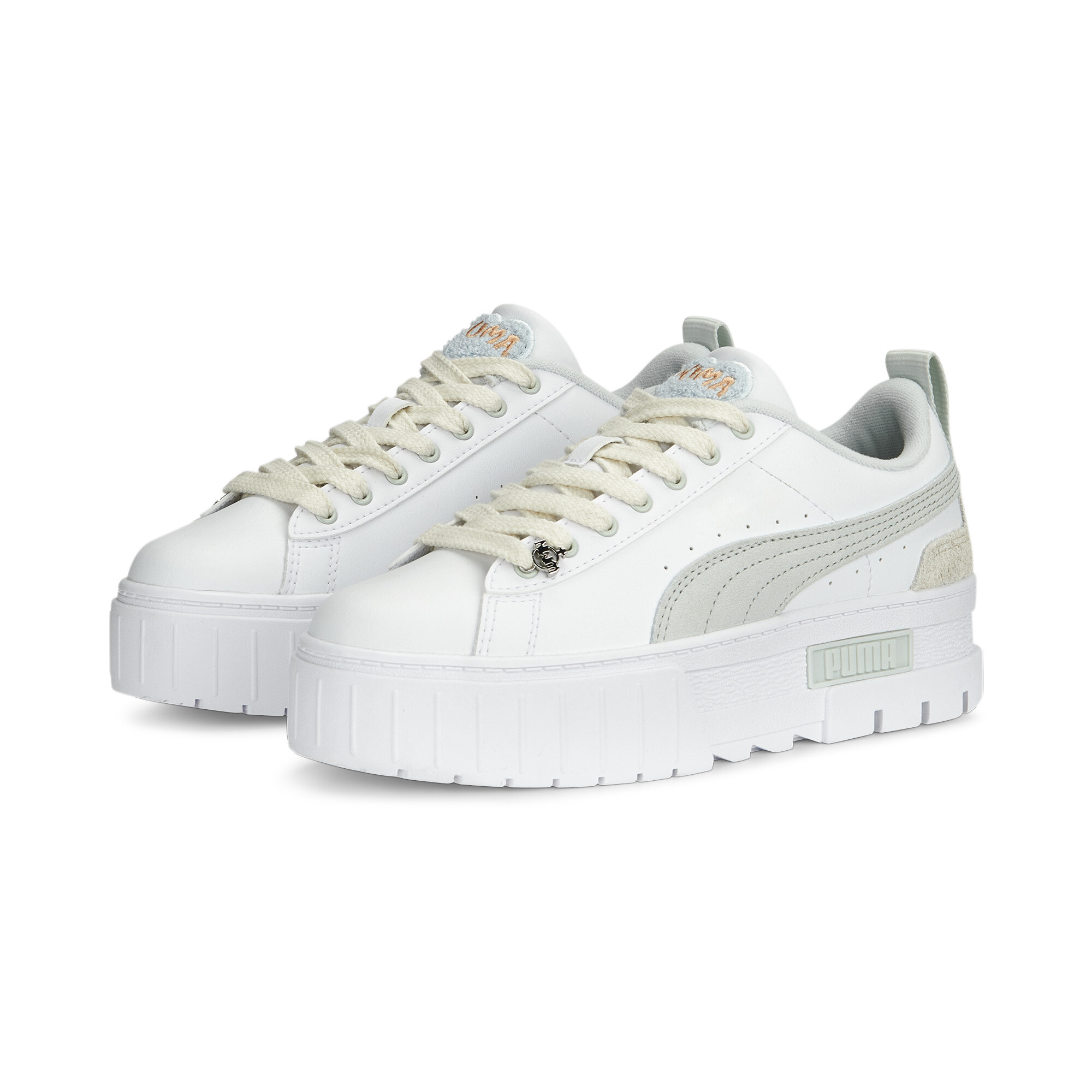 

Кеды женские PUMA Mayze Gum 392104 белые 40 EU, Белый, Mayze Gum